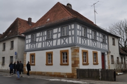 Übereck-Ansicht Straße